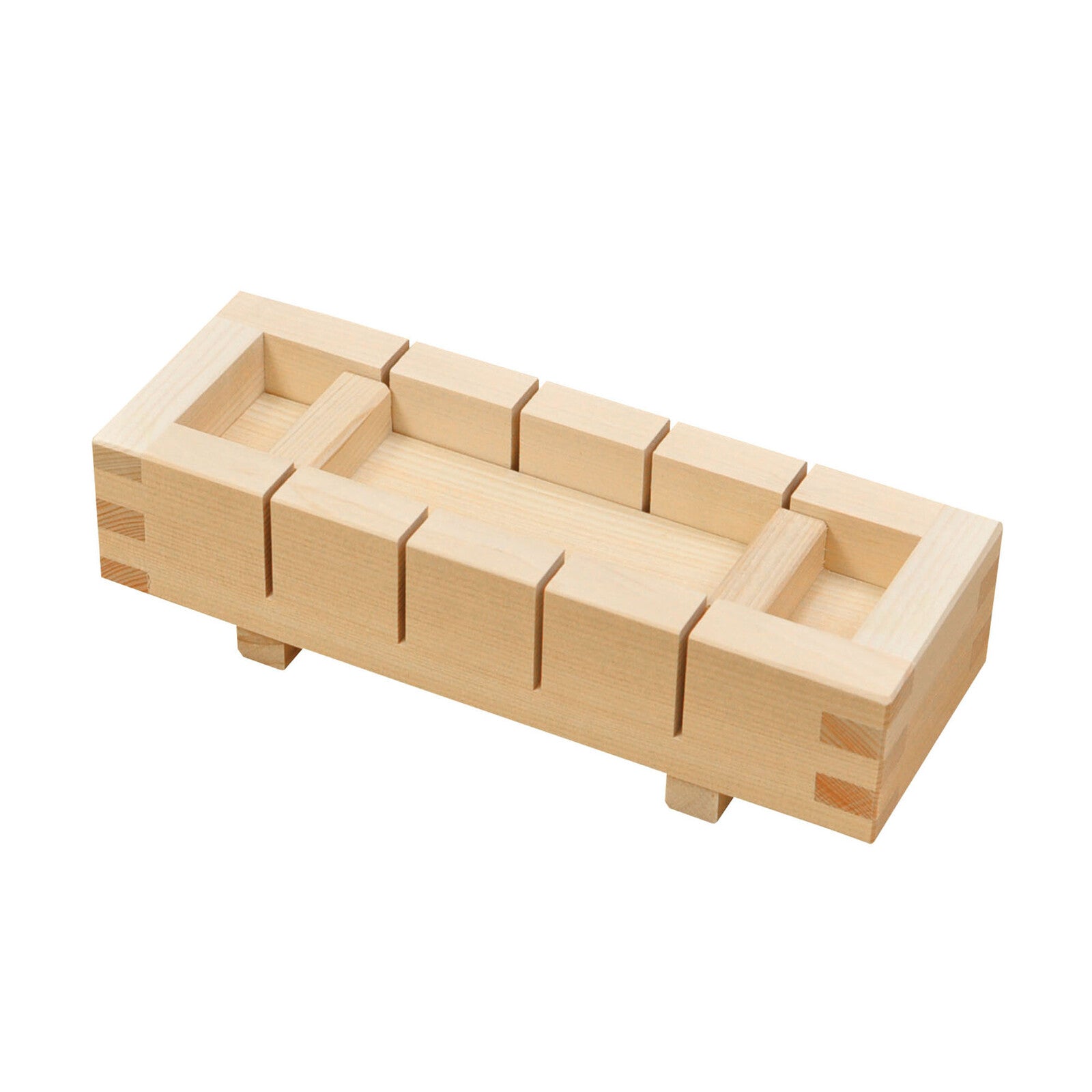 Sushi mold kit in hinoki wood
