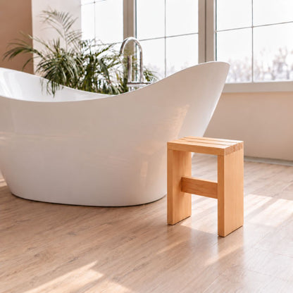 Japanese Hinoki Wooden Bath Stool