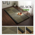 A Japanese foldable igusa mat with a black accent border, ideal for relaxation and home decor.