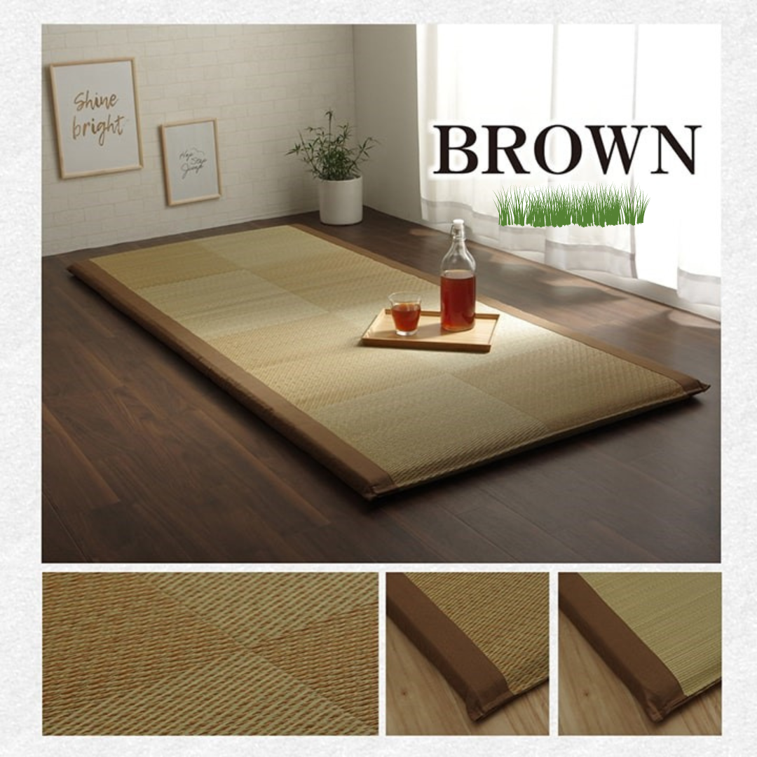 Foldable Japanese Tatami Mat - Natural Igusa floor mat – Irasshai