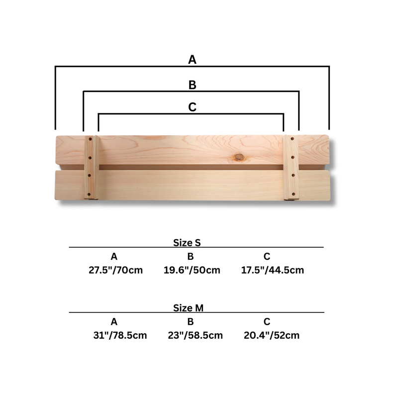 Shimanto Hinoki Bath Bench | Japanese Elegance & Craftsmanship