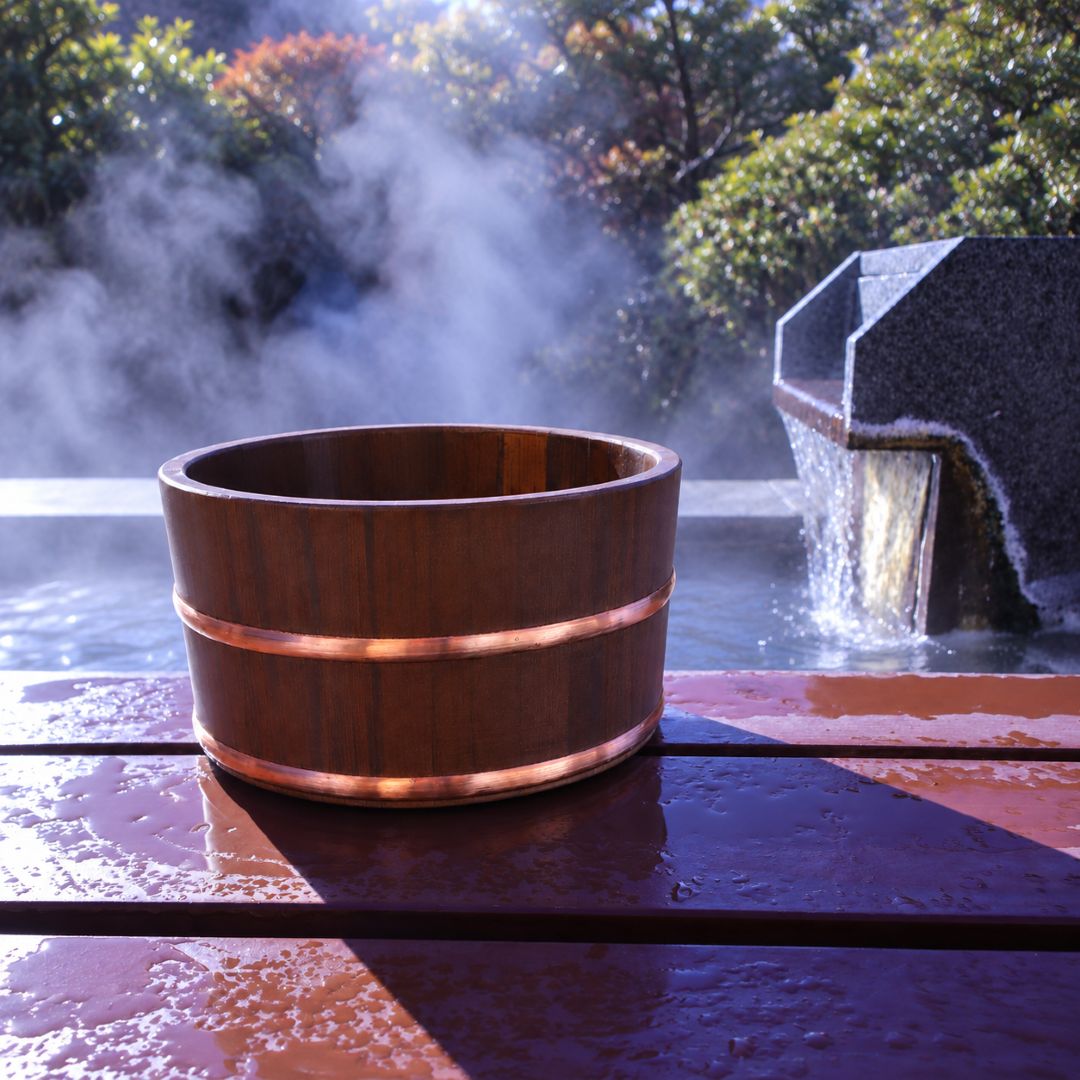 Sawara Bath Bucket | Dark Traditional Finish