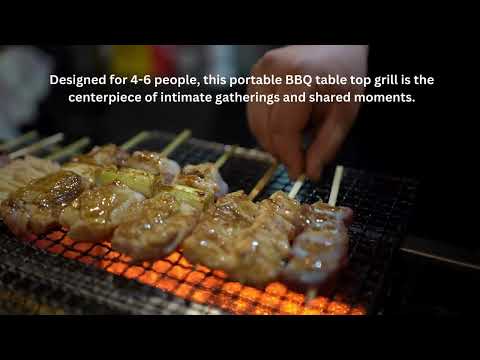 video on hibachi square grill
