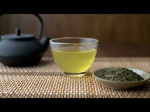 video of a Japanese cast iron teapot