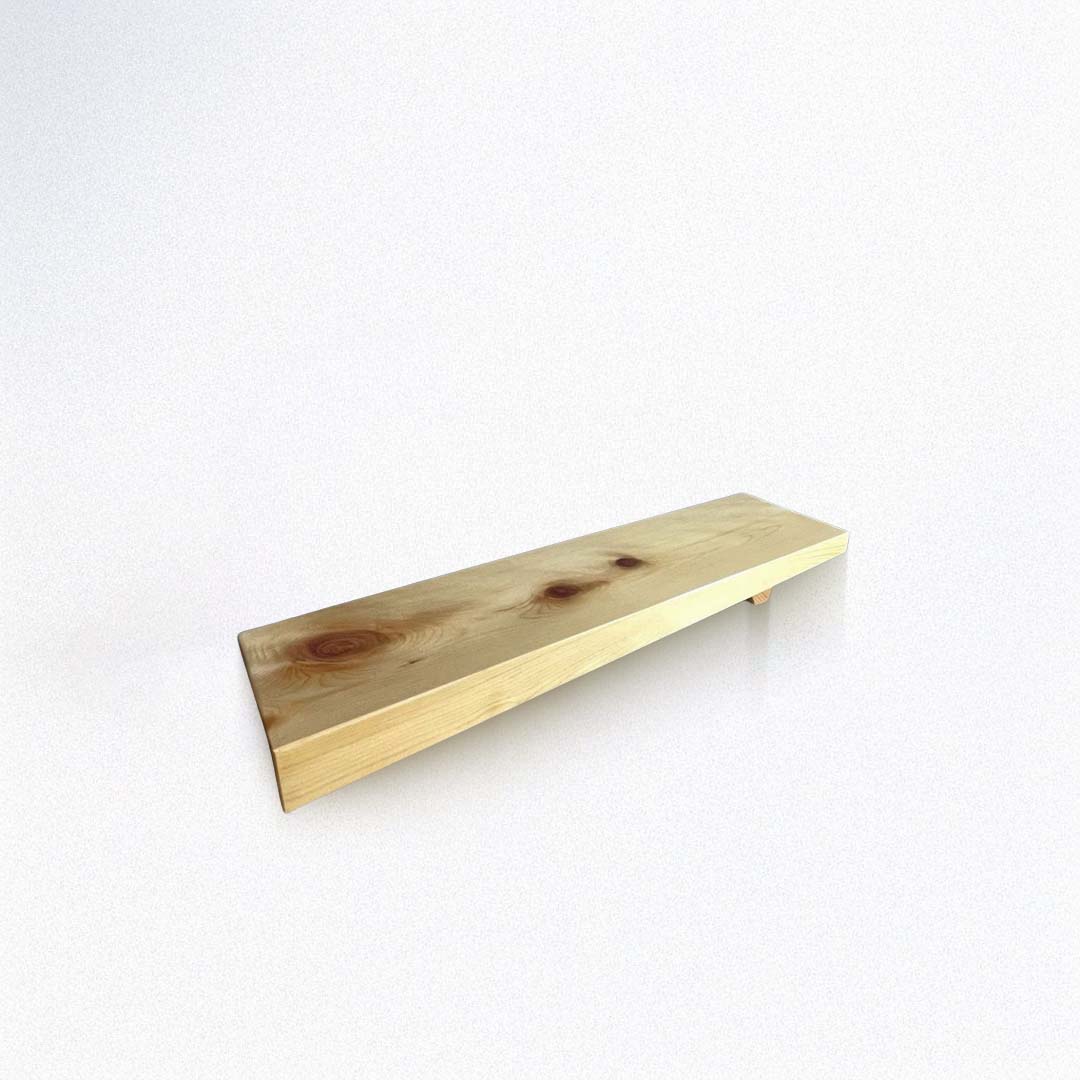 Wooden sushi tray on a white background