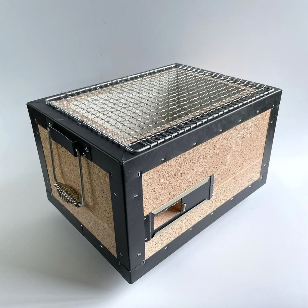 Hibachi Charcoal Grill Japanese Portable BBQ Tabletop Grill Irasshai Online Store Natural handicrafts
