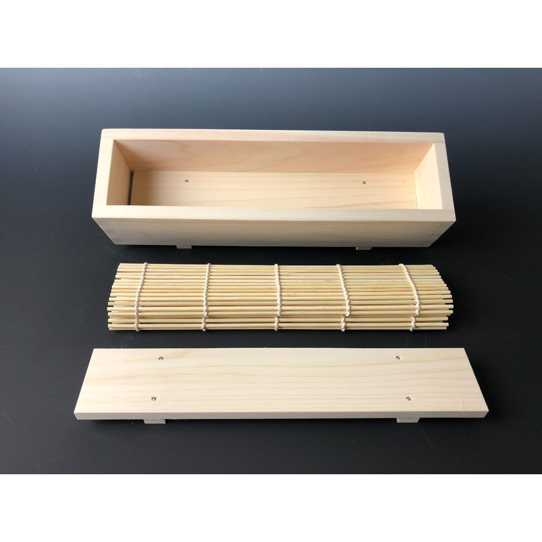 Japanese Natural Wooden yc Japanese sushi roll tool set W26cm - tablinstore